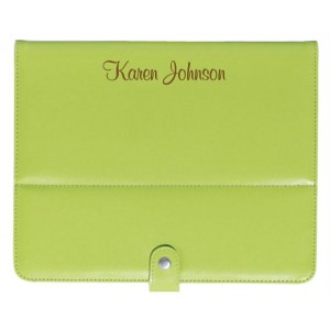 Green Apple Lasered iPad/Tablet Case
