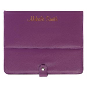 Perfectly Purple Lasered iPad/Tablet Case