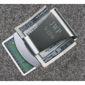 Personalized Smart Money Clip/Credit Card Holder