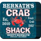 Crab Shack Coaster Set Crab Shack Coaster Set