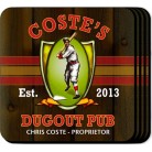 Dugout Pub Coaster Set