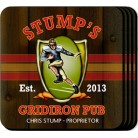 Gridiron Pub Coaster Set