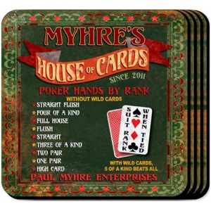 House of Cards Coaster Set
