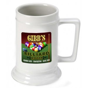 Billiards Beer Stein