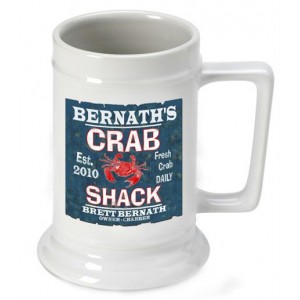 Crab Shack Beer Stein