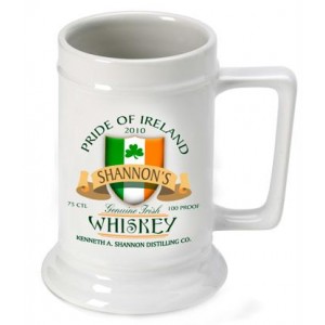 Irish Whiskey Beer Stein