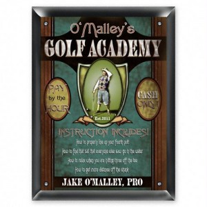 Personalized Golf Academy Sign