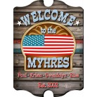 Personalized Vintage Welcome Sign Personalized Vintage Welcome Sign