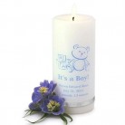 Personalized It's A Boy Candle Personalized It's A Boy Candle