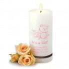 Personalized It's A Girl Candle Personalized It's A Girl Candle