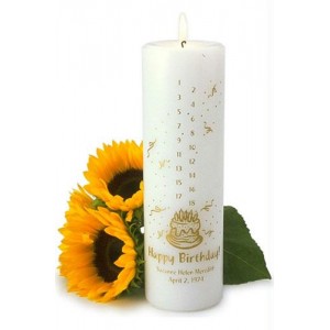 Personalized Birthday Countdown Candle