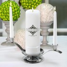 Personalized Everlasting Unity Candle Set ? Round Pillar Personalized Everlasting Unity Candle Set ? Round Pillar