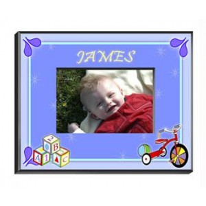 Personalized Boy's Blocks Picture Frame 