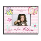 Personalized Girly Bee Picture Frame