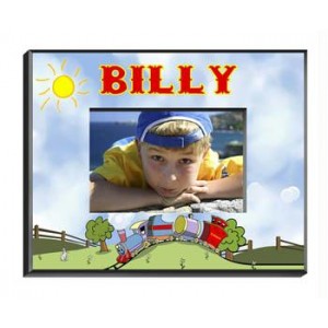 Personalized Train Picture Frame