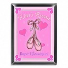Personalized Ballet Slippers Room Sign Personalized Ballet Slippers Room Sign