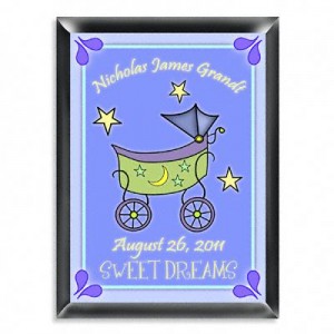 Personalized Boy's Carriage Room Sign 