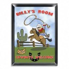 Personalized Child's Cowboy Room Sign for Boys Personalized Child's Cowboy Room Sign for Boys