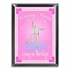 Personalized Ice Skater Room Sign Personalized Ice Skater Room Sign