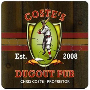 Dugout Pub Coaster Puzzle Set