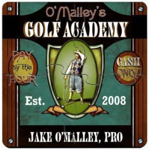 Golf Academy Coaster Puzzle Set