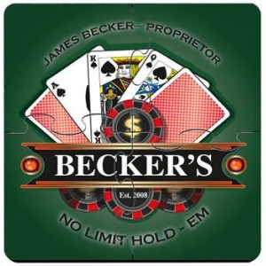Poker Coaster Puzzle Set