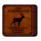 Stag Coaster Set