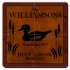 Wood Duck Coaster Puzzle