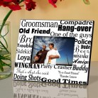 Personalized Groomsman Picture Frame Personalized Groomsman Picture Frame