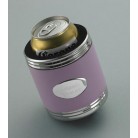 Personalized Pink Leather Koozie Personalized Pink Leather Koozie