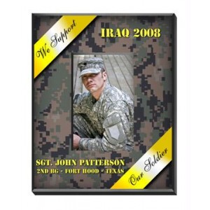 Yellow Ribbon Camouflage Vertical