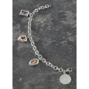 Personalized Precious Photos Charm Bracelet