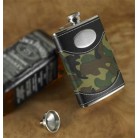 Personalized Green Camouflage Flask Personalized Green Camouflage Flask