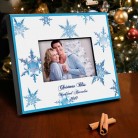 Personalized Cristal Snowflake Picture Frame Personalized Cristal Snowflake Picture Frame