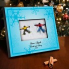 Personalized Le Bleu Snowflake Picture Frame Personalized Le Bleu Snowflake Picture Frame