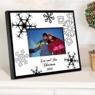 Personalized Nostalgic Snowflake Picture Frame Personalized Nostalgic Snowflake Picture Frame