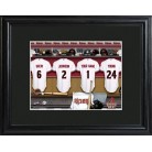 Personalized MLB Clubhouse Print with Matted Frame