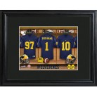 Michigan Wolverines Football Locker Room Print Michigan Wolverines Football Locker Room Print