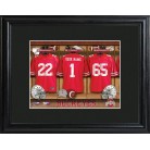 Ohio State Buckeyes Football Locker Room Print