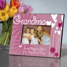 Grandma Hearts and Flowers Picture Frame Grandma Hearts and Flowers Picture Frame