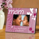 Mom Hearts and Flowers Picture Frame Mom Hearts and Flowers Picture Frame