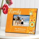 Family Sunshine and Flowers Picture Frame Family Sunshine and Flowers Picture Frame