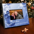 Personalized Blue Christmas Picture Frame Personalized Blue Christmas Picture Frame