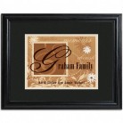 Espresso Family Name Sign Espresso Family Name Sign