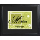 Garden Green Couple's Name Sign