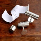 Personalized Secret Agent Cufflinks Personalized Secret Agent Cufflinks
