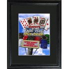 Personalized Marquee Daytime Royal Flush Poker Framed Print