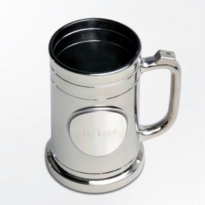 Gunmetal Mug with Usher Medallion 