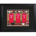 Ohio State Buckeyes College Basketball Locker Room Print