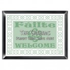 Personalized Irish Linen Family Sign Personalized Irish Linen Family Sign